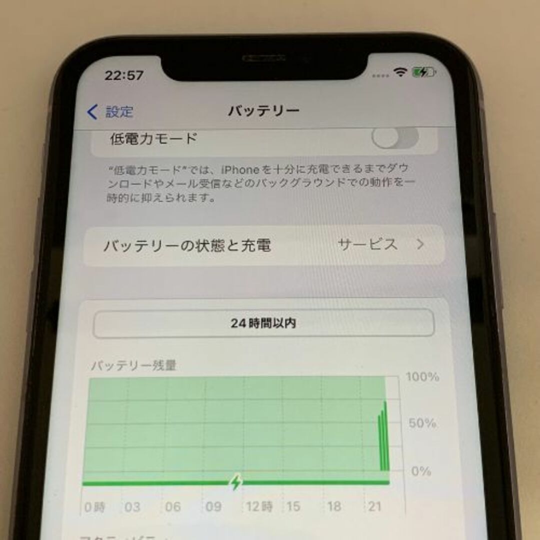 【品】iPhone 11 SIMロック解除済 64GB パープル 6