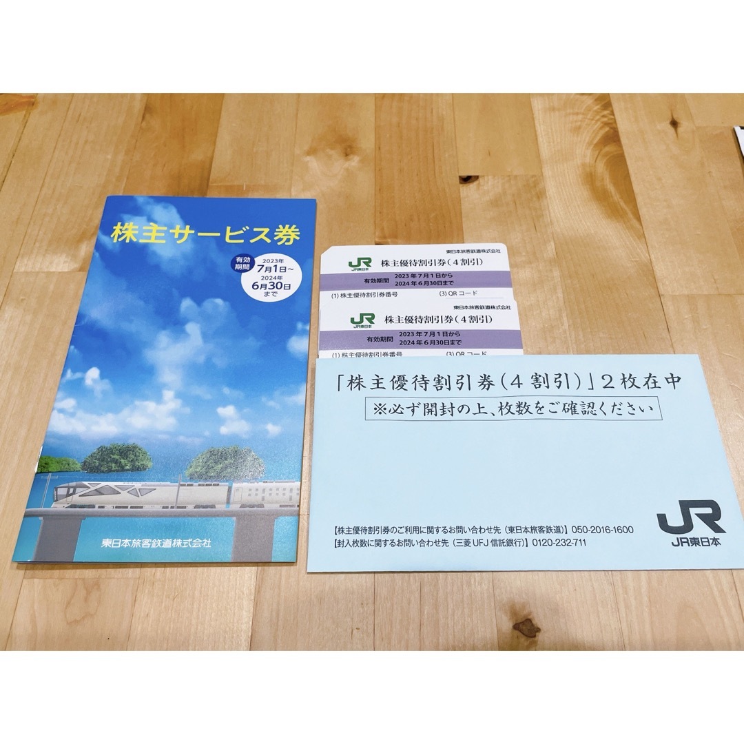 東日本旅客鉄道株式会社　株主優待割引券株主優待割引券