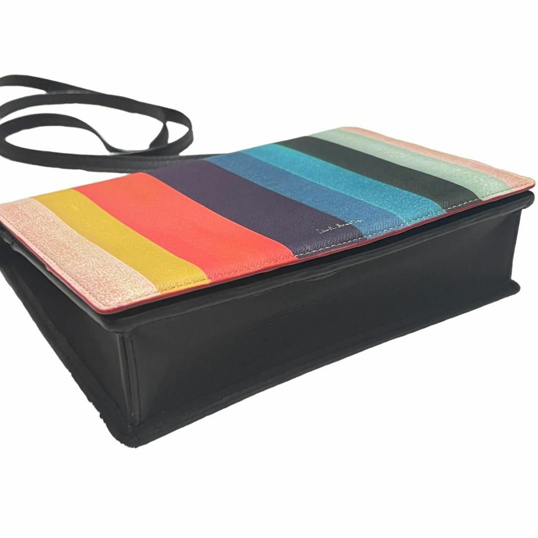 Paul Smith(ポールスミス)の♀【新品◆定価31900円】ポールスミス マルチストライプ ショルダーウォレット レディースのバッグ(ショルダーバッグ)の商品写真