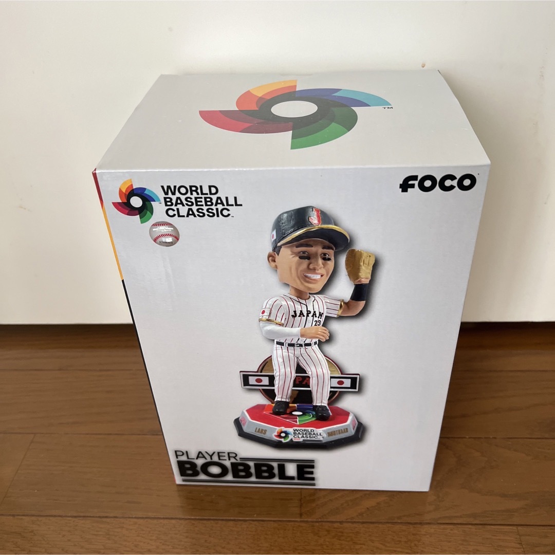 96個限定 ヌートバー WBC優勝ビッグヘッドボブルヘッド 侍JAPAN