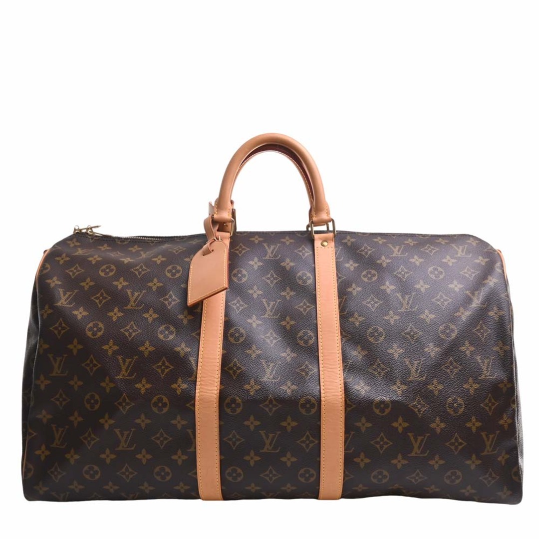 LOUIS VUITTON ルイヴィトン モノグラム キーポル バンドリエール55 2WAY ハンドバッグ ボストンバッグ M41414 ブラウン by