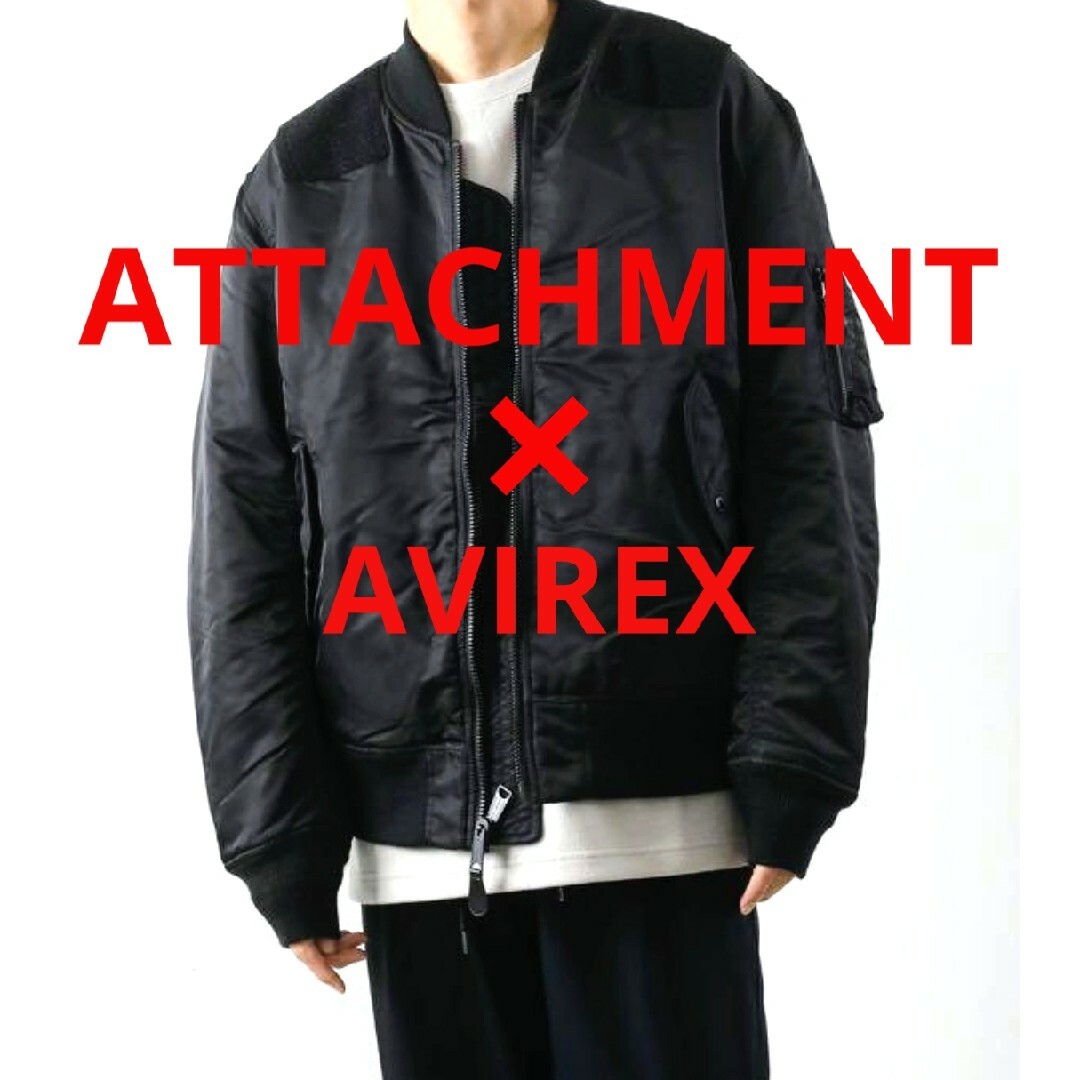 ATTACHIMENT - 新品タグ付☆ATTACHMENT×AVIREX MA-1 ジャンパー M Lの ...