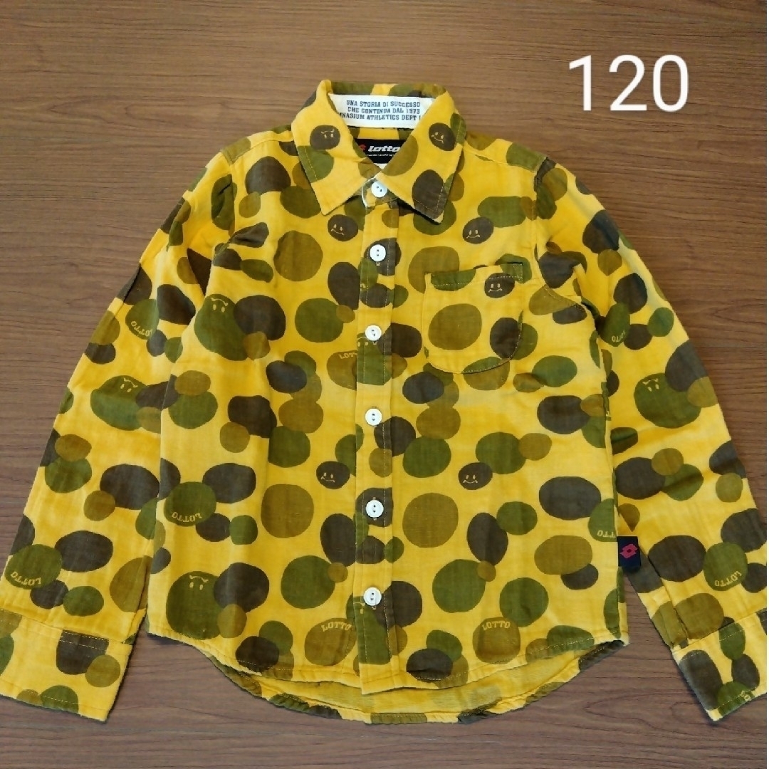 lotto(ロット)のロット　長袖シャツ　120 キッズ/ベビー/マタニティのキッズ服男の子用(90cm~)(ブラウス)の商品写真