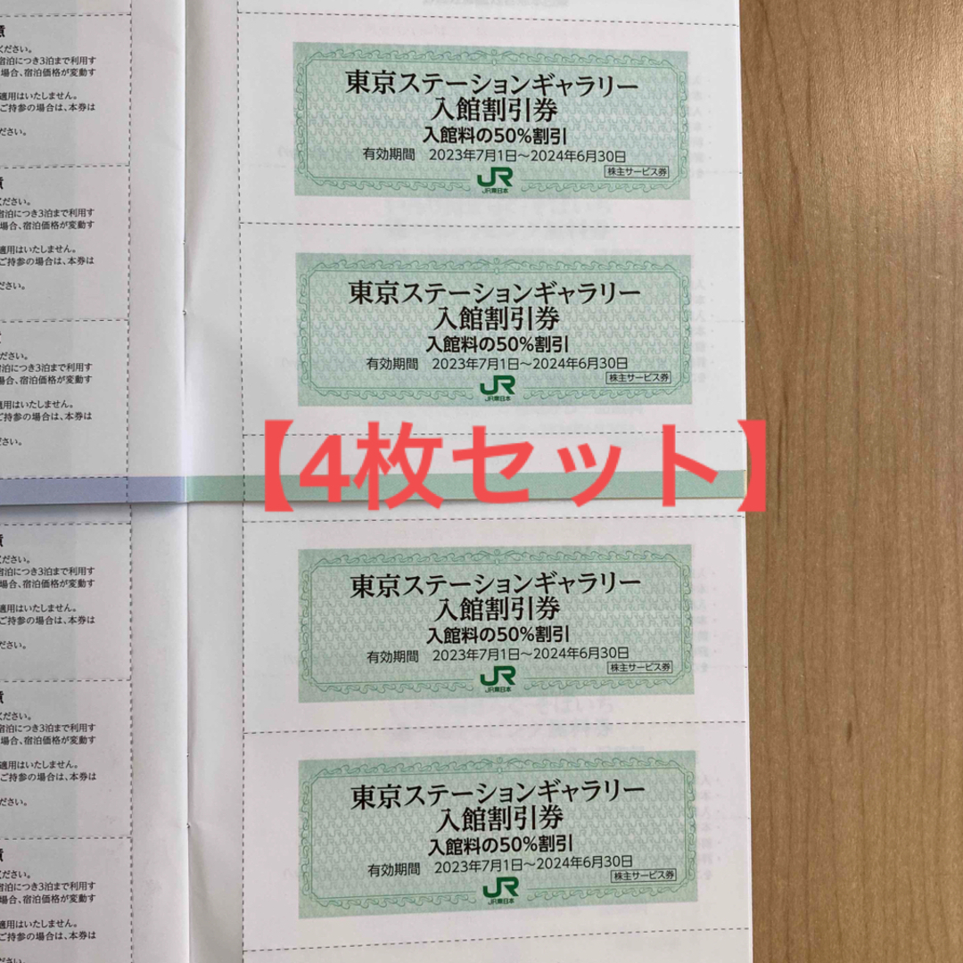 東京ステーションギャラリー割引券　4枚　オマケ付