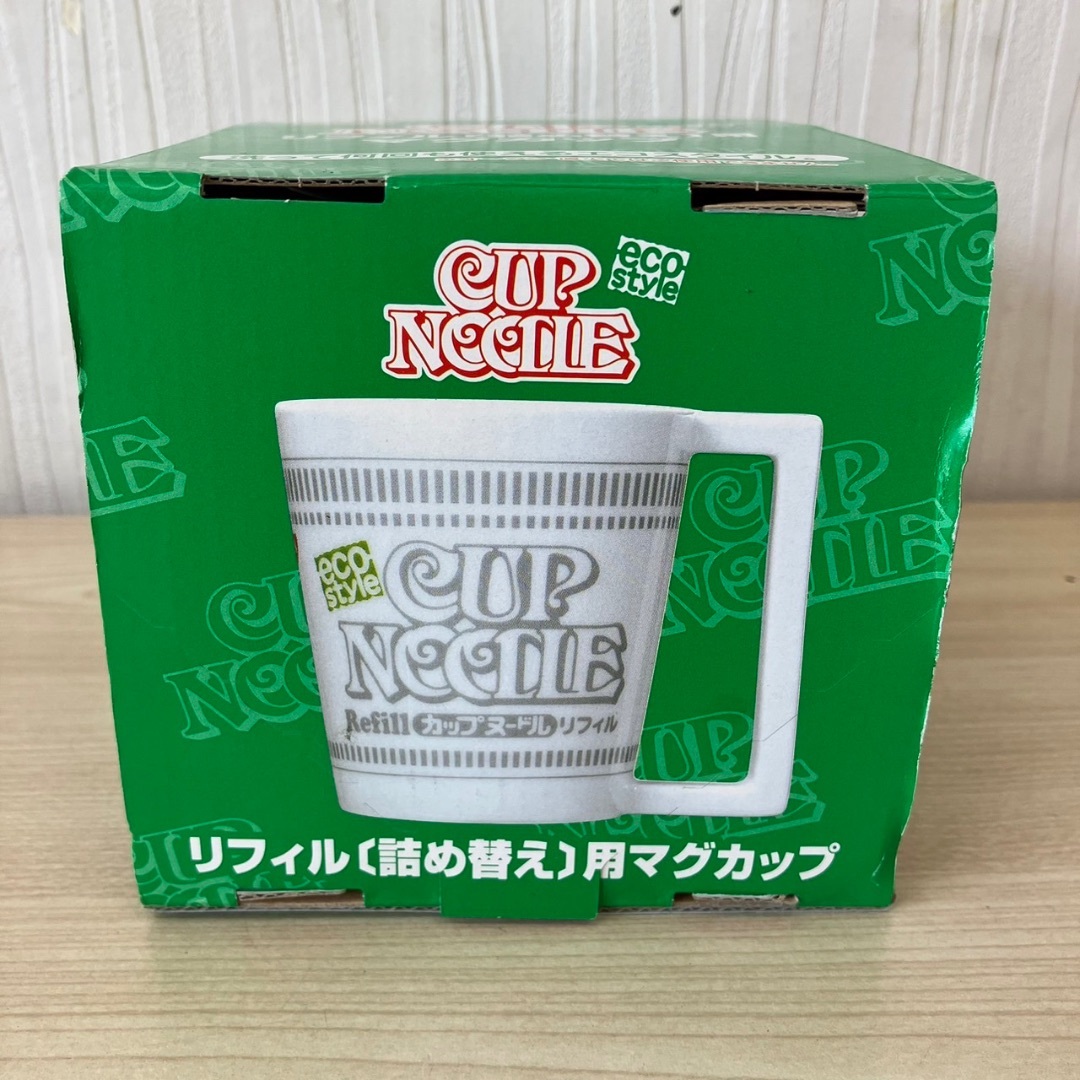 日清食品(ニッシンショクヒン)の【K4694】未使用 カップヌードル リフィル用マグカップ リフィル別売 エンタメ/ホビーのコレクション(ノベルティグッズ)の商品写真