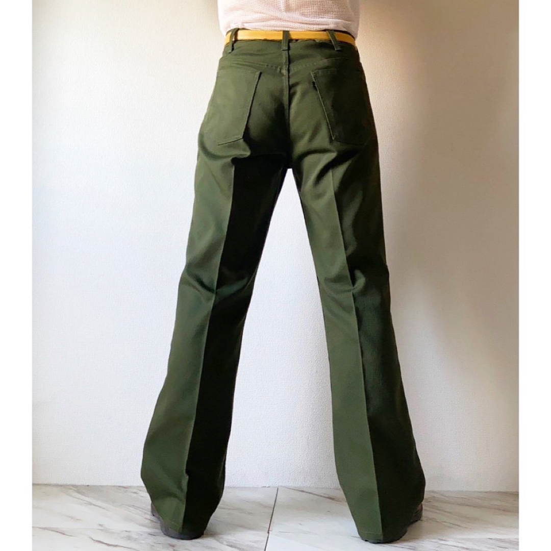 Levi's - 極美品 vintage 70s levi's スタプレ ピケ 緑 フレアパンツの ...