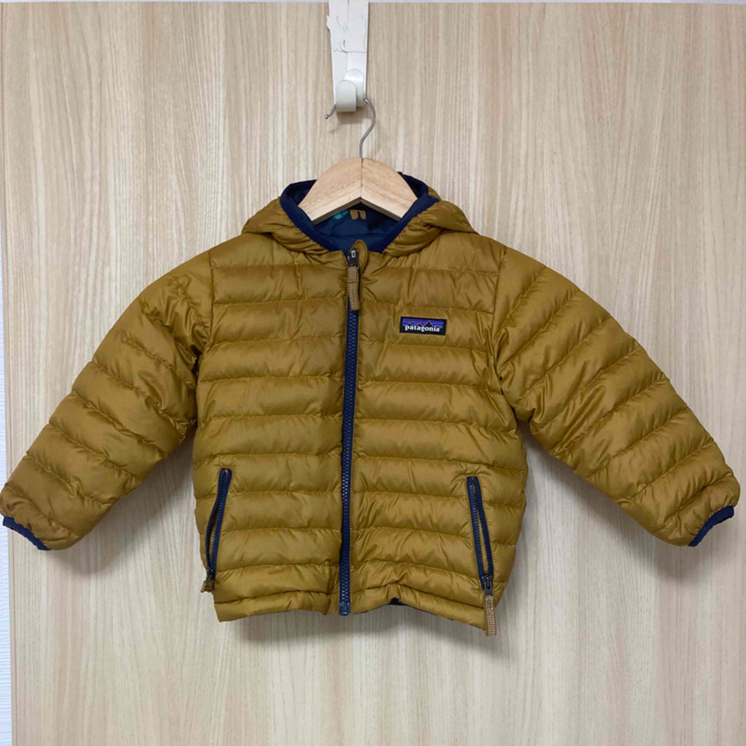 【3T】Patagonia リバーシブルダウン 100キッズ服男の子用(90cm~)