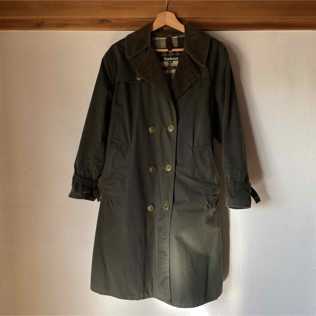 BARBOUR バブアー トレンチコート セージ34