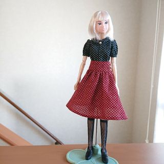 セキグチ(Sekiguchi)の【ハンドメイド】22-27cmドール共通  アウトフィット サイド釦 スカート(人形)