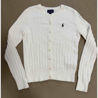 ポロラルフローレン(POLO RALPH LAUREN)のRalph Lauren 綿ニットカーディガン　12-14（150cm）(カーディガン)