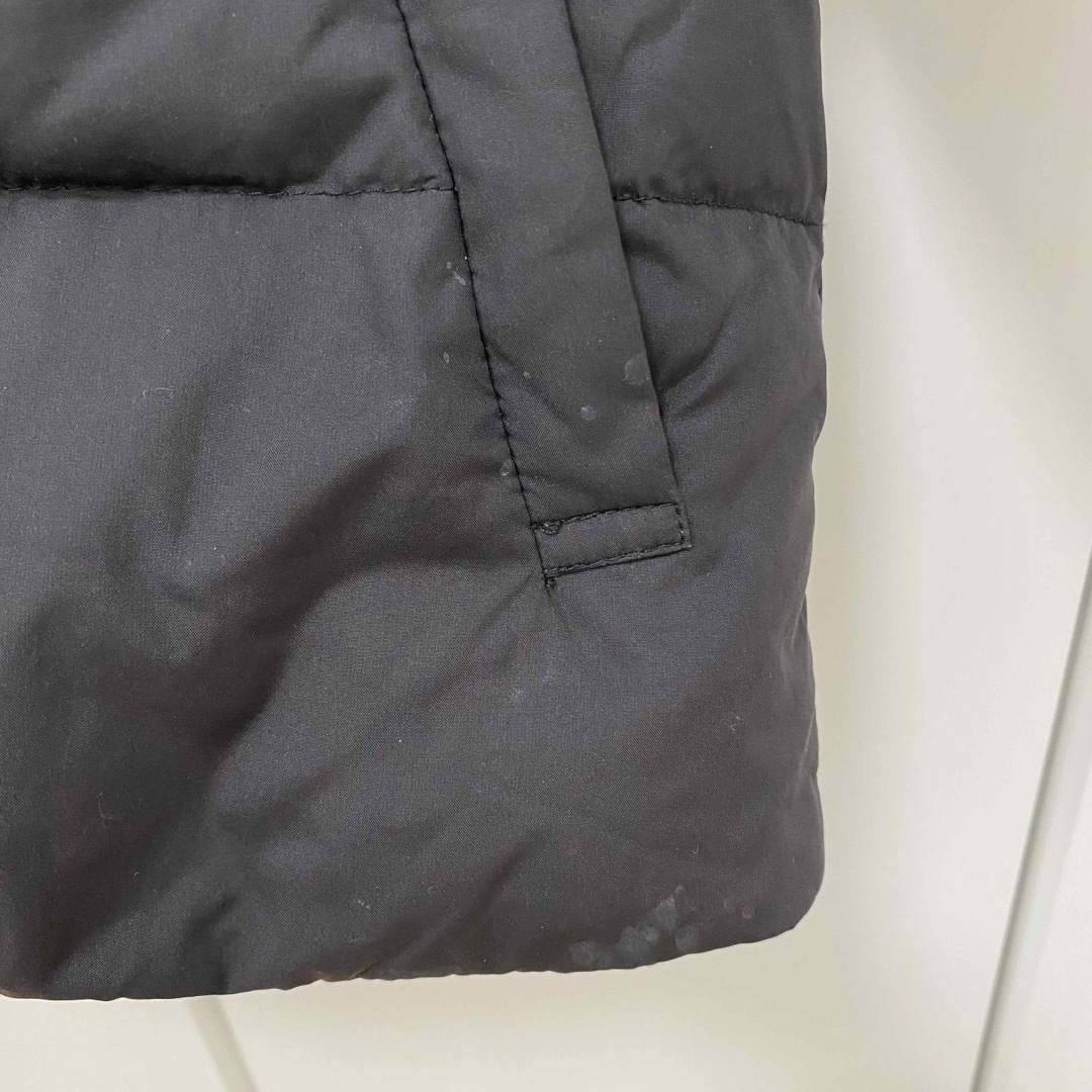 MUJI (無印良品)(ムジルシリョウヒン)のダウンジャケット 黒 90 男の子 女の子 無印 キッズ/ベビー/マタニティのキッズ服男の子用(90cm~)(ジャケット/上着)の商品写真
