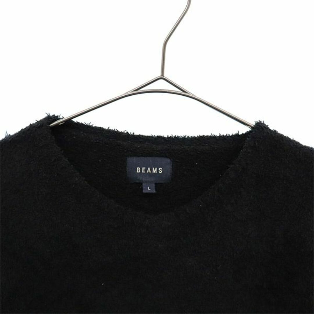 BEAMS   ビームス ニット L ブラック BEAMS 長袖 セーター メンズ