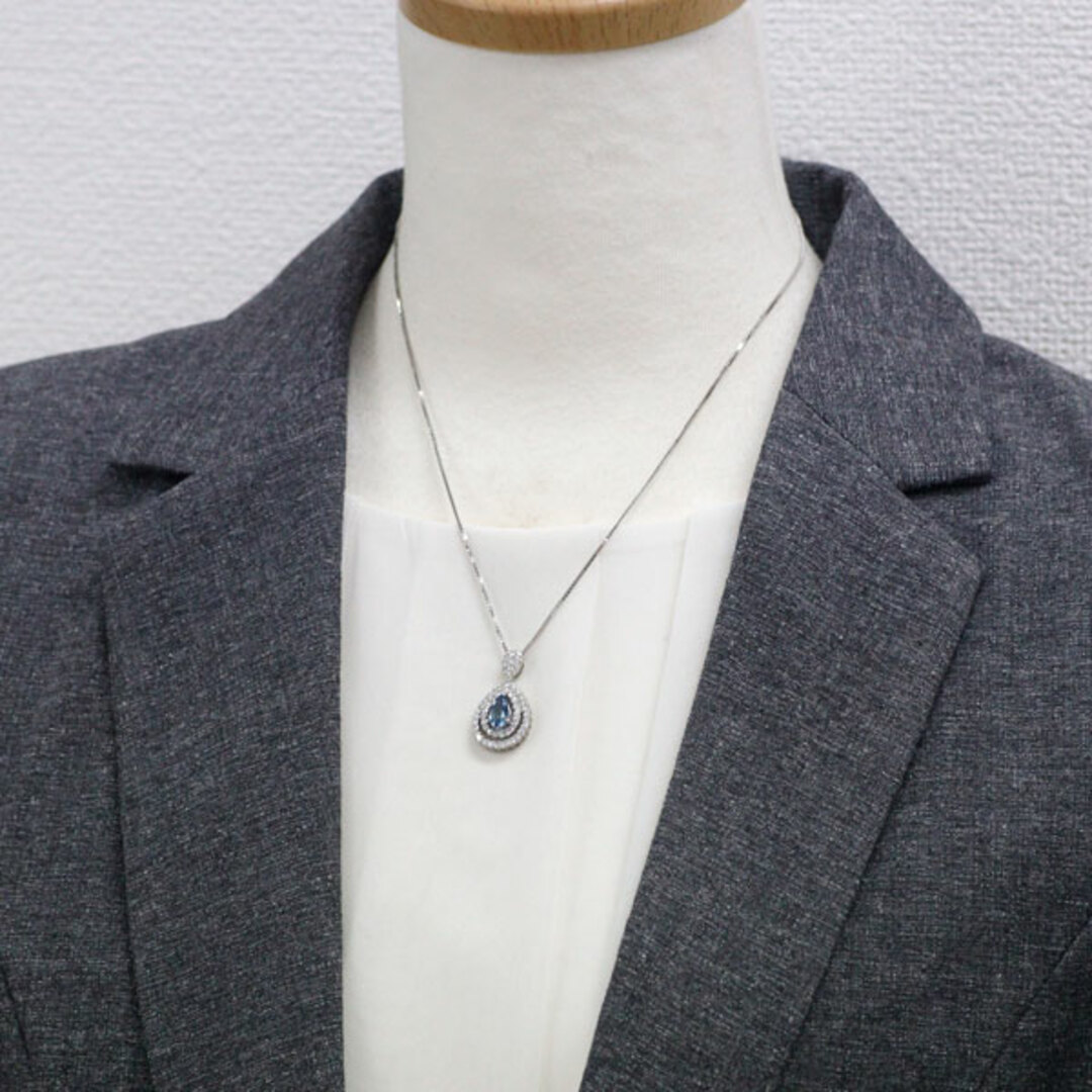 ネックレス PT900 TZ0.46ct D0.02ct 3.0g【200】