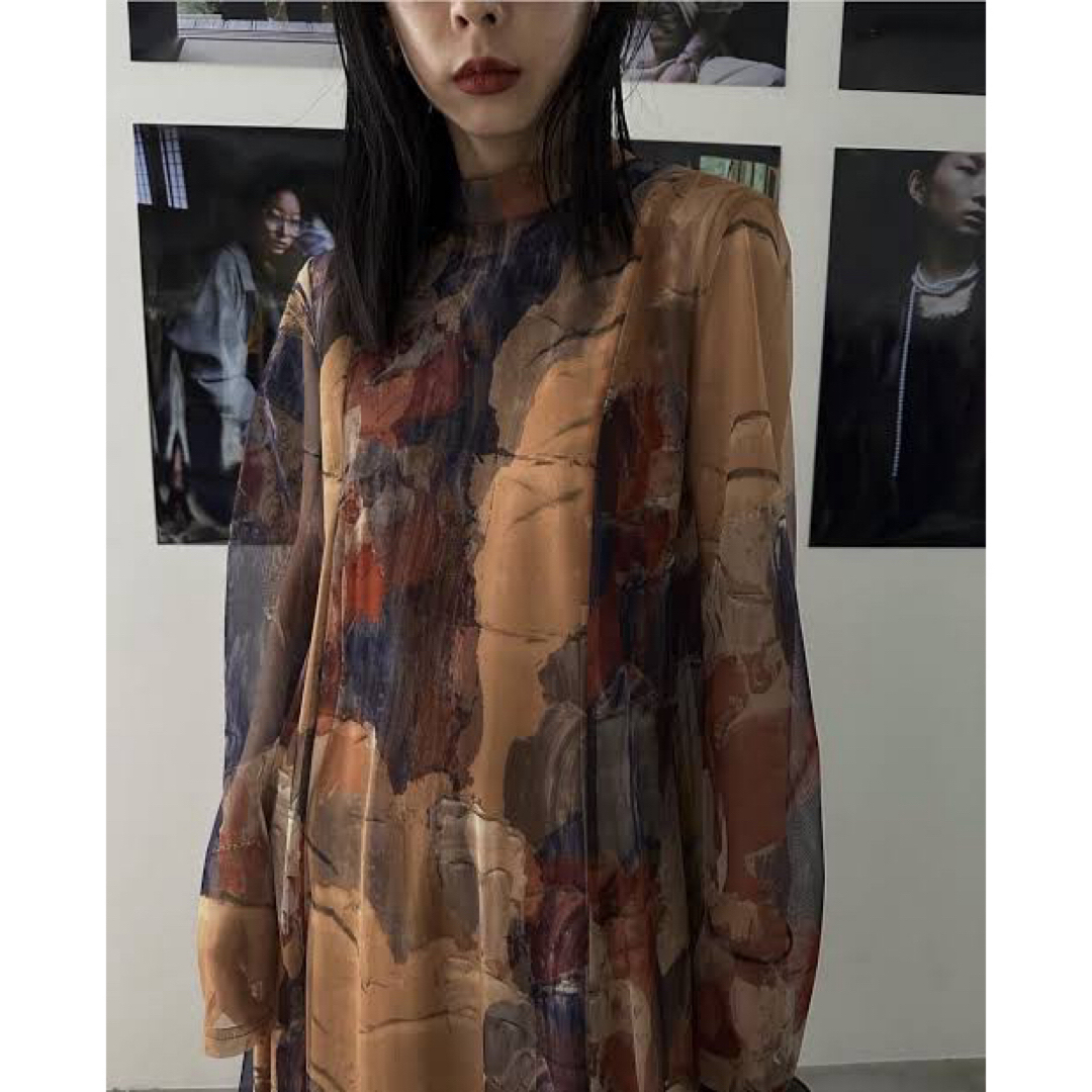 試着のみ ameri UND GYPSUM ART DRESS ワンピース - www.sorbillomenu.com