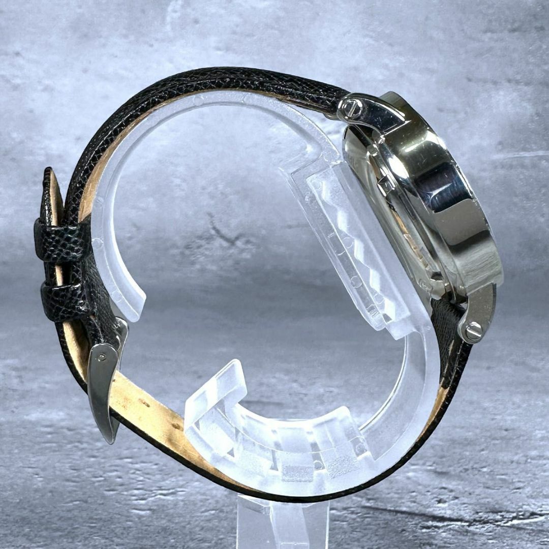 ABISTE(アビステ)の【美品】ABISTE ラウンドフェイス クリスタル レザーベルト 腕時計 レディースのファッション小物(腕時計)の商品写真