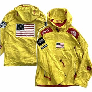 シュプリーム(Supreme)のSupreme × North Face 17ss PulloverイエローXL(ナイロンジャケット)