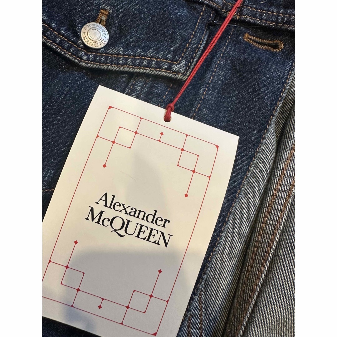 Alexander McQueen(アレキサンダーマックイーン)のAlexander McQueen デニムジャケット レディースのジャケット/アウター(Gジャン/デニムジャケット)の商品写真