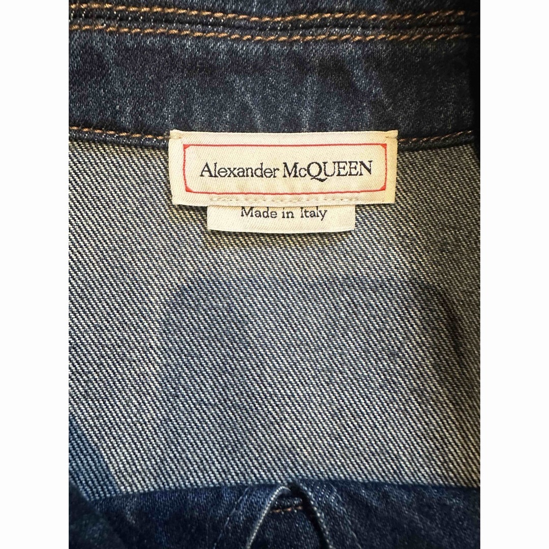 Alexander McQueen(アレキサンダーマックイーン)のAlexander McQueen デニムジャケット レディースのジャケット/アウター(Gジャン/デニムジャケット)の商品写真