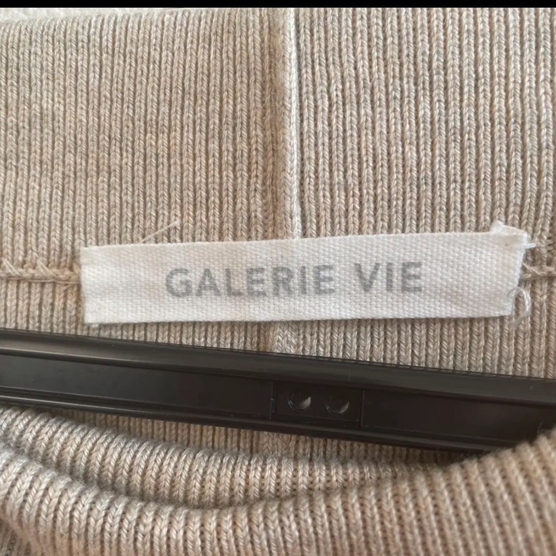 GALERIE VIE(ギャルリーヴィー)のGALERIE VIE コットンシルク ラップマント レディースのトップス(ニット/セーター)の商品写真