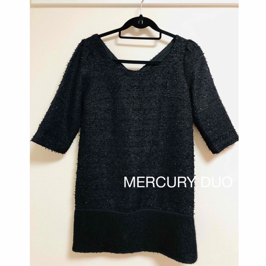 MERCURYDUO(マーキュリーデュオ)のMERCURY DUO 切り替えミニワンピース レディースのワンピース(ミニワンピース)の商品写真