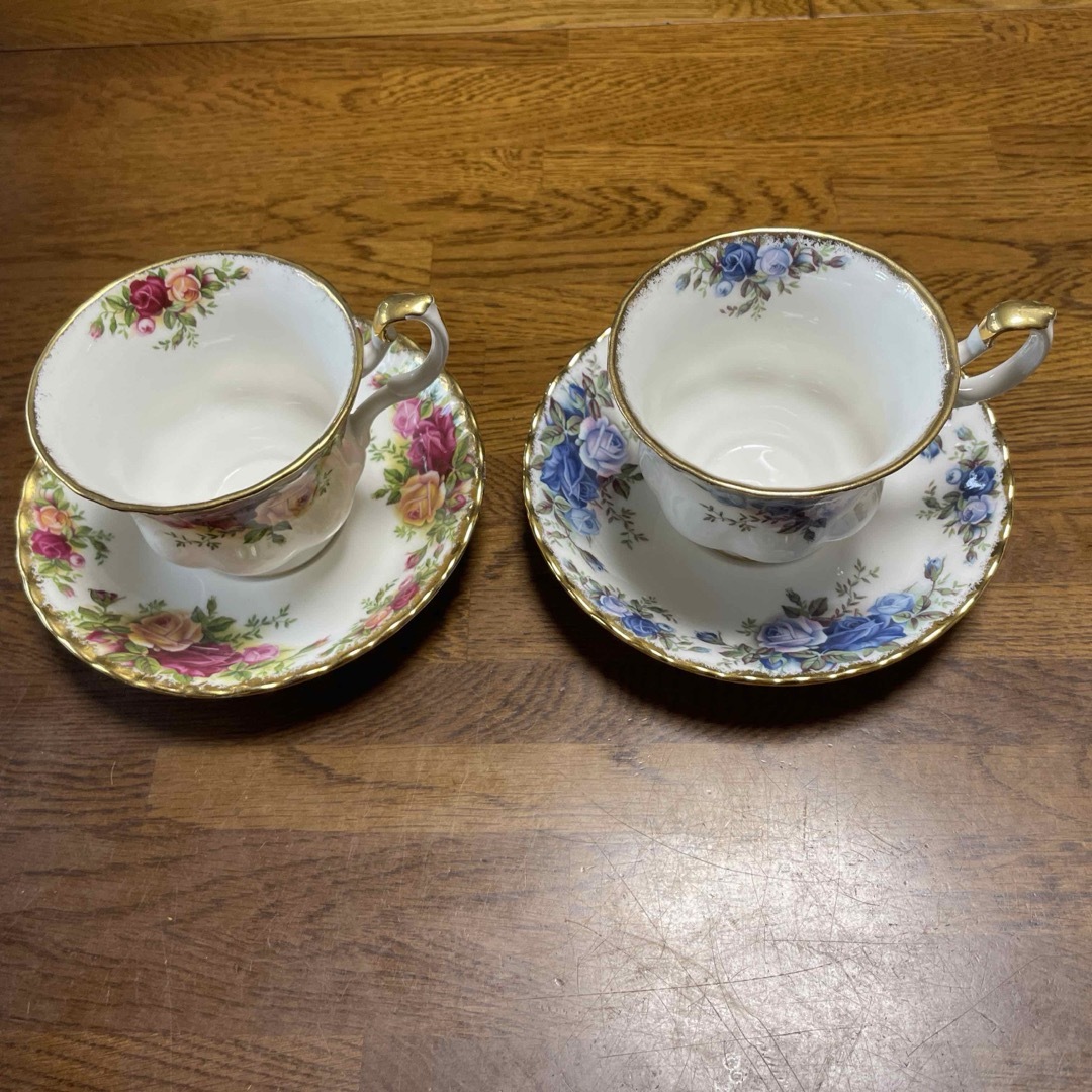 ROYAL ALBERT - ロイヤルアルバート コーヒーカップ ペアセットの通販