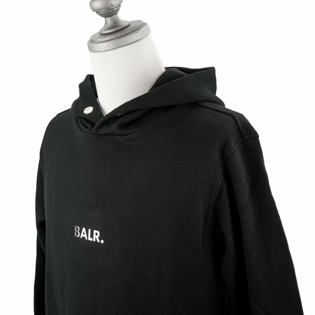 BALR. ボーラー フーディー 2023年-2024年秋冬新作 B1261.1003 Q-Series Straight Classic Hoodie メンズ 男性 ストレートクラシック 長袖 Black 101 ブラック XXLサイズ 5