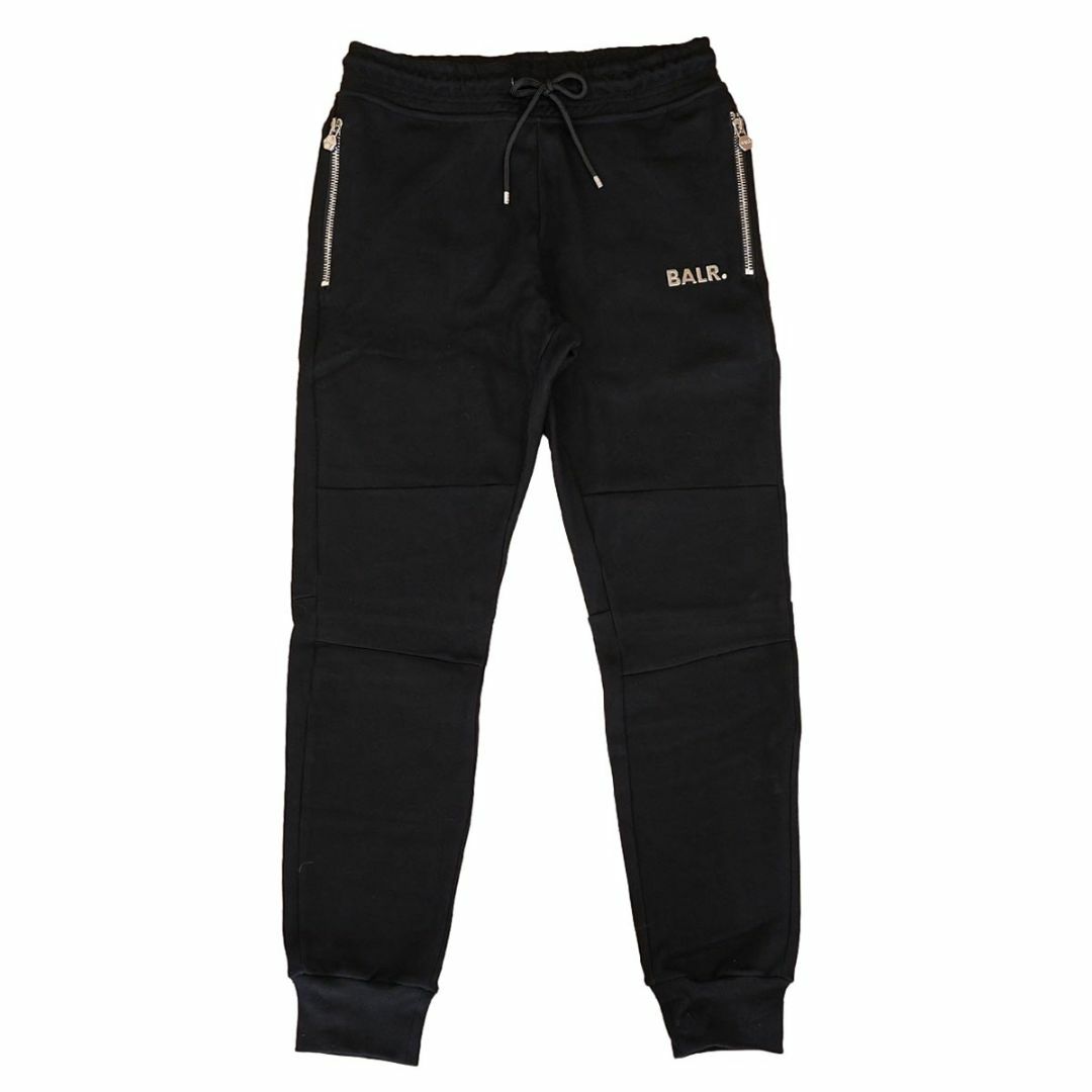 BALR. ボーラー スウェットパンツ 2023年-2024年秋冬新作 B1411.1004 Q-Series Slim Classic Sweatpants メンズ 男性 スリムフィット イージーパンツ ロングパンツ スエット Black 101 ブラック XXサイズ