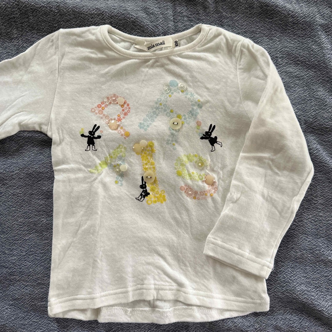 mia mail(ミアメール)のトップス100 キッズ/ベビー/マタニティのキッズ服女の子用(90cm~)(Tシャツ/カットソー)の商品写真