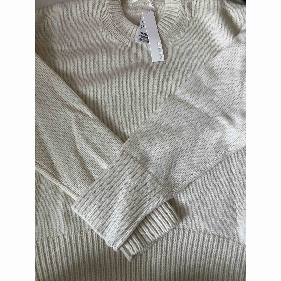 GALERIE VIE - ギャルリーヴィー ファインウール クルーネック ニット