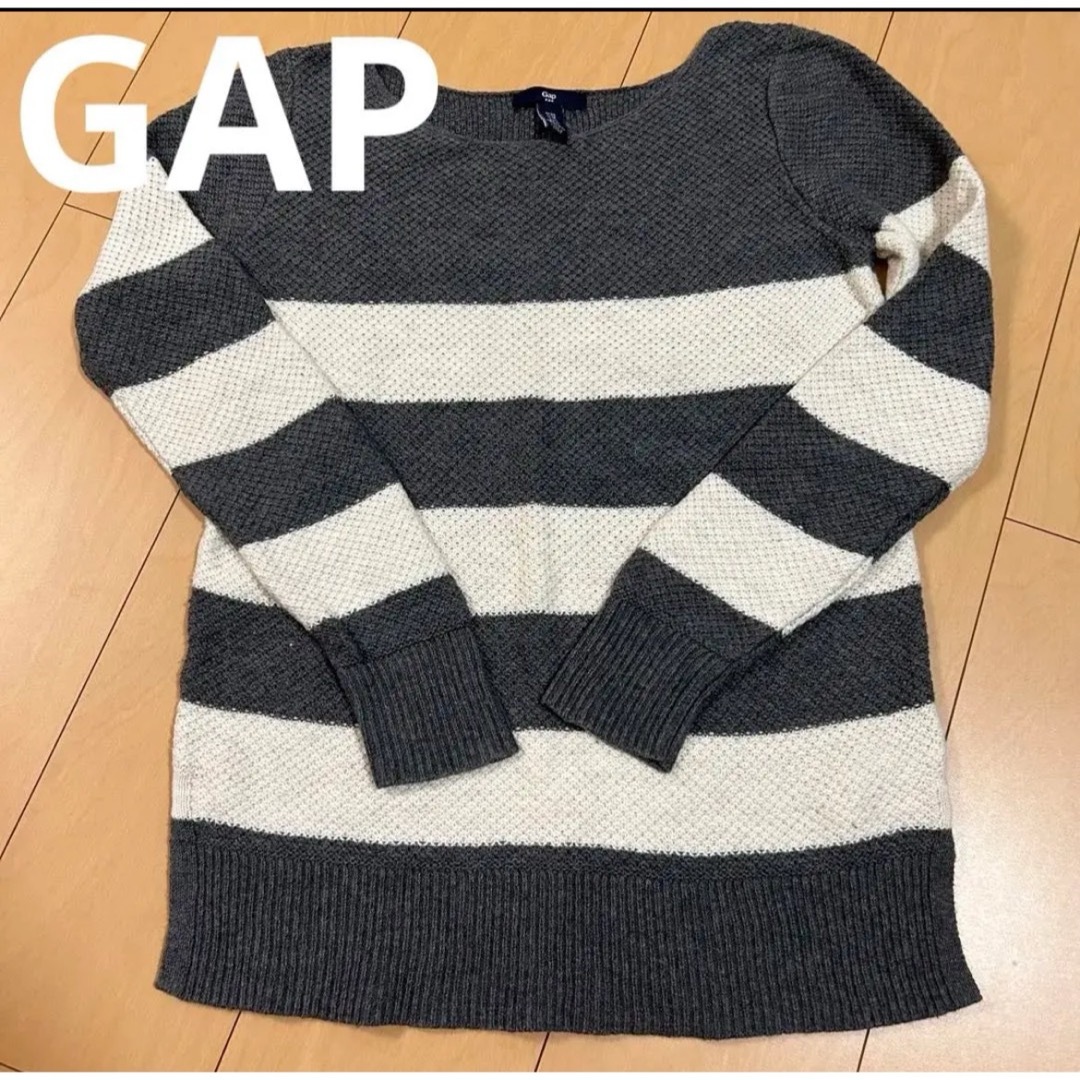 GAP(ギャップ)のgap ギャップ ボーダーニットトップス レディースのトップス(ニット/セーター)の商品写真