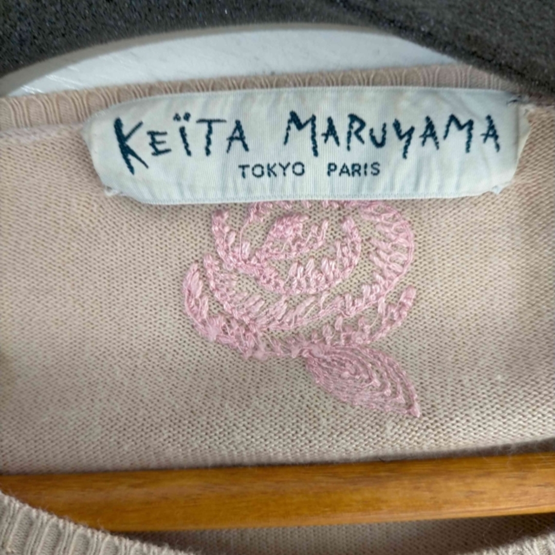 KEITA MARUYAMA(ケイタマルヤマ) シルク混バラ刺繍カーディガン