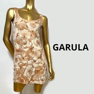 ガルラ(GARULA)の【3232】GARULA 花柄 タンクワンピース M(ミニワンピース)
