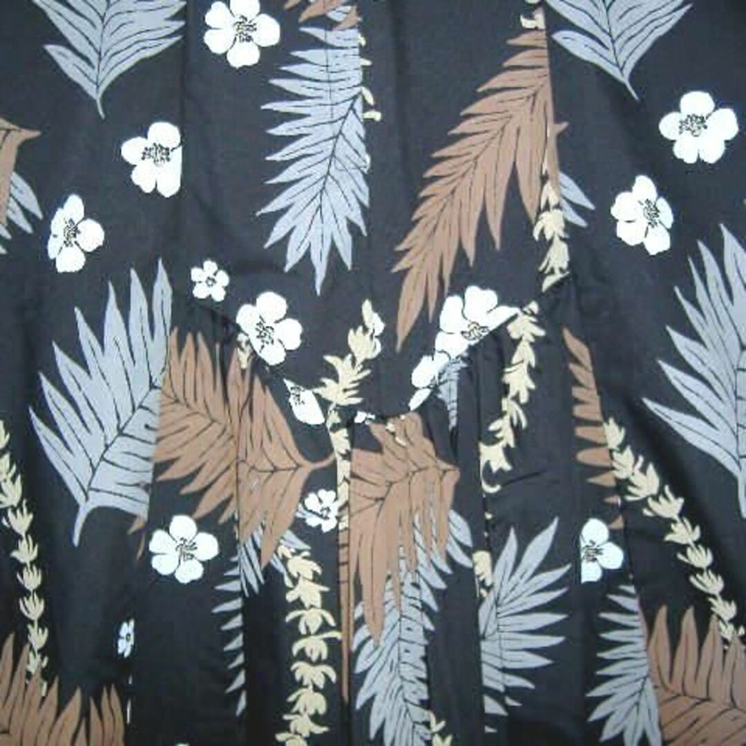 ハワイアンムームードレス☆黒☆MADE IN HAWAII☆Sサイズの通販 by