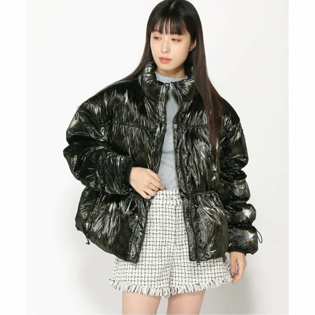 GUESS(ゲス)の【ダークグレー(F8AQ)】(W)Marika Puffa Jacket レディースのジャケット/アウター(ナイロンジャケット)の商品写真