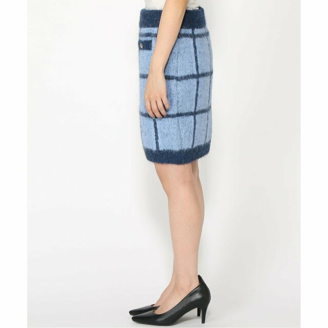 GUESS(ゲス)の【ブルー(L771)】GUESS スカート (W)Nadia Plaid Sweater Skirt レディースのスカート(ミニスカート)の商品写真