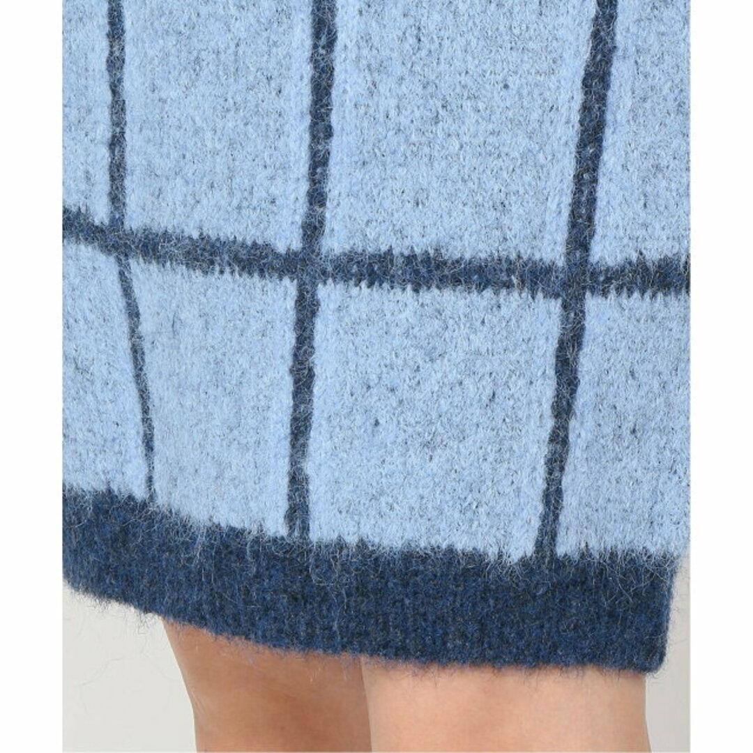 GUESS(ゲス)の【ブルー(L771)】GUESS スカート (W)Nadia Plaid Sweater Skirt レディースのスカート(ミニスカート)の商品写真