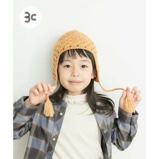 アーバンリサーチドアーズ(URBAN RESEARCH DOORS)の【ORANGE】耳付き柄編みニット帽(KIDS)(その他)