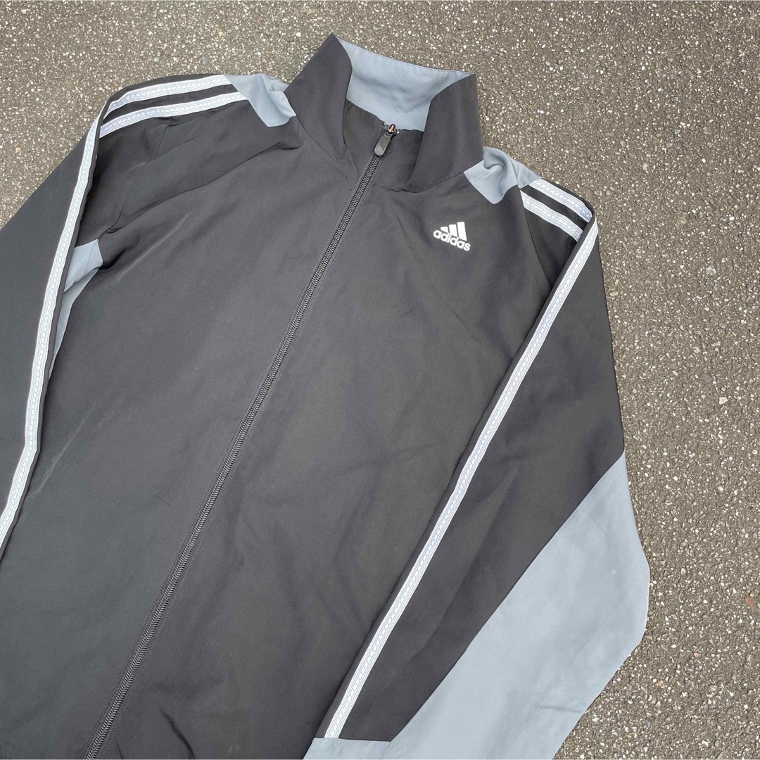 y2k テック系 adidas ナイロン トラックジャケット ジャージ