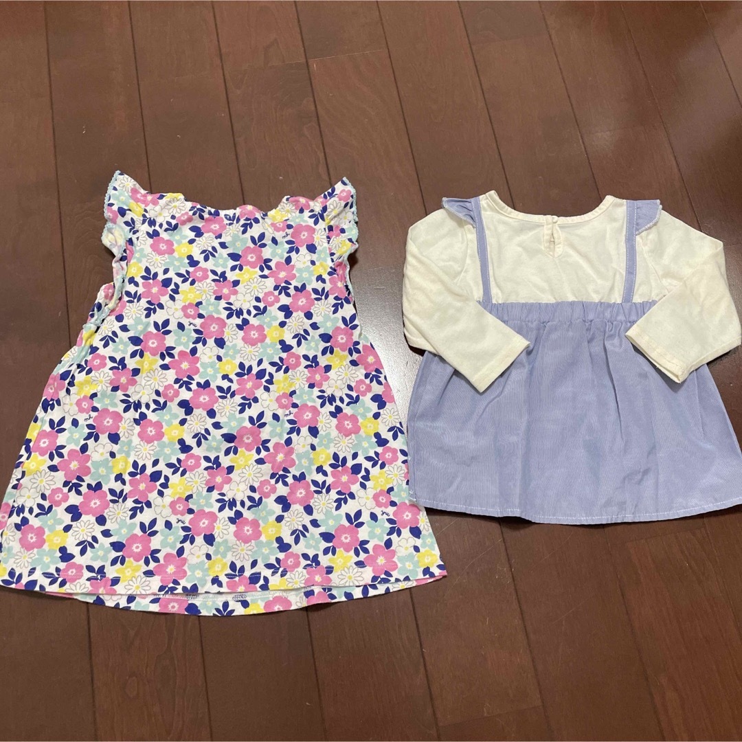 mikihouse(ミキハウス)の女の子 5点セット90 キッズ/ベビー/マタニティのキッズ服女の子用(90cm~)(Tシャツ/カットソー)の商品写真