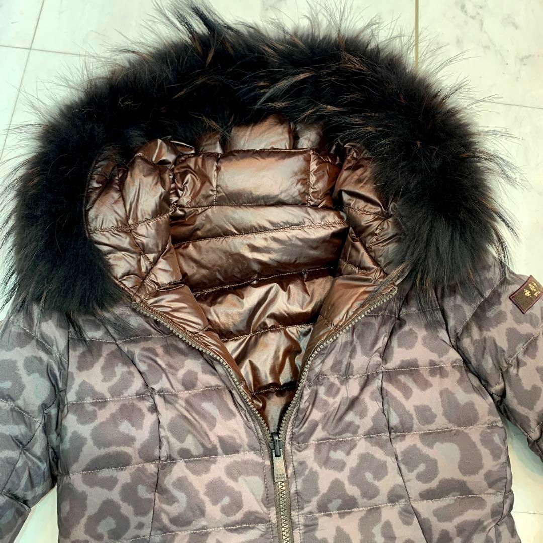 美品TATRAS タトラス レオパードダウンジャケット