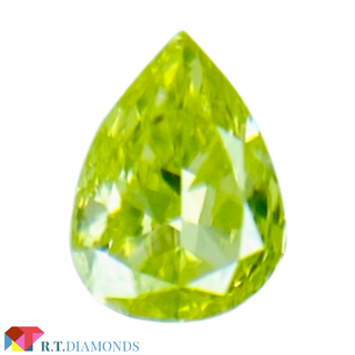 FANCY INTENSE YELLOW GREEN 0.075ct PS(その他)