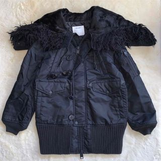 マウジー moussy ブルゾン ジャケット スナップボタン F 黒 ブラック