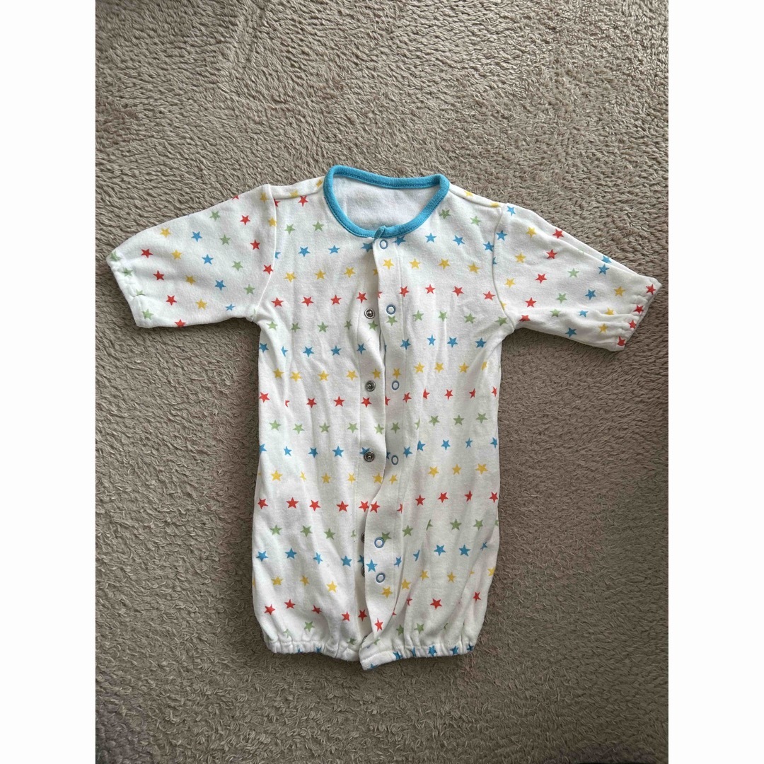 新生児　50 キッズ/ベビー/マタニティのベビー服(~85cm)(カバーオール)の商品写真