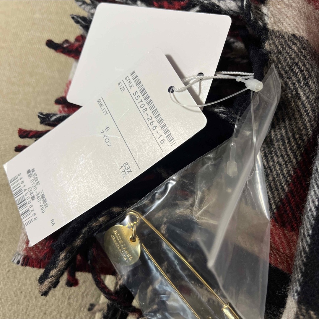 BLACK LABEL CRESTBRIDGE - ☆BLUE LABEL☆ ポンチョ 新品未使用 BLACK LABEL CRESTBRIDGE - ☆BLUE LABEL☆ ポンチョ 新品未使用