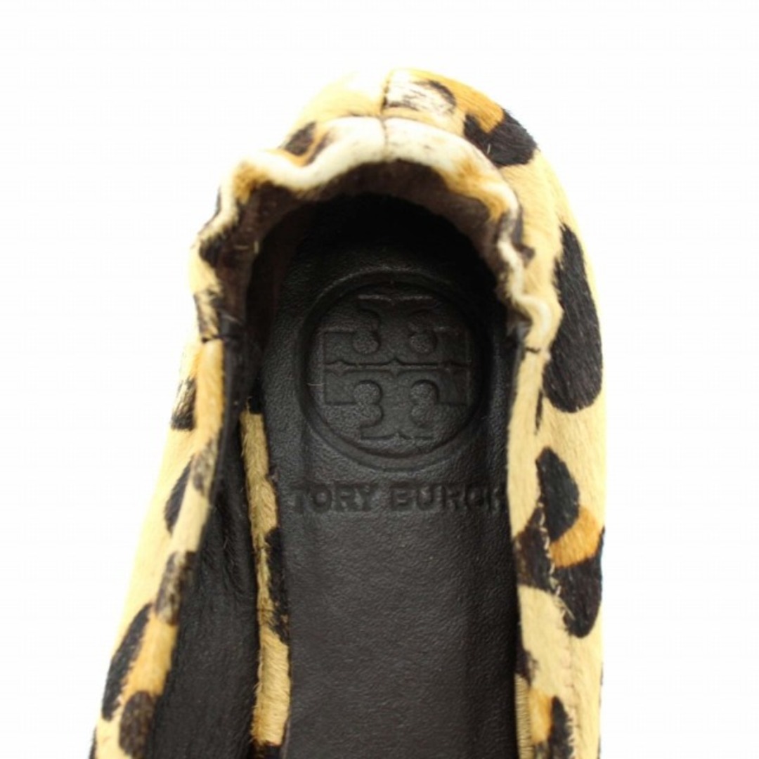 Tory Burch - トリーバーチ バレエシューズ ハラコ ヒョウ柄 ロゴ