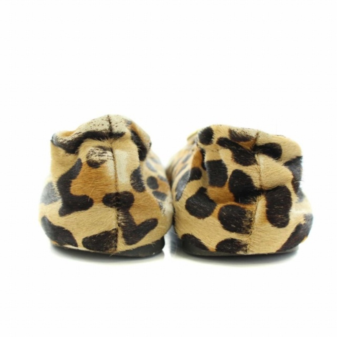 Tory Burch - トリーバーチ バレエシューズ ハラコ ヒョウ柄 ロゴ