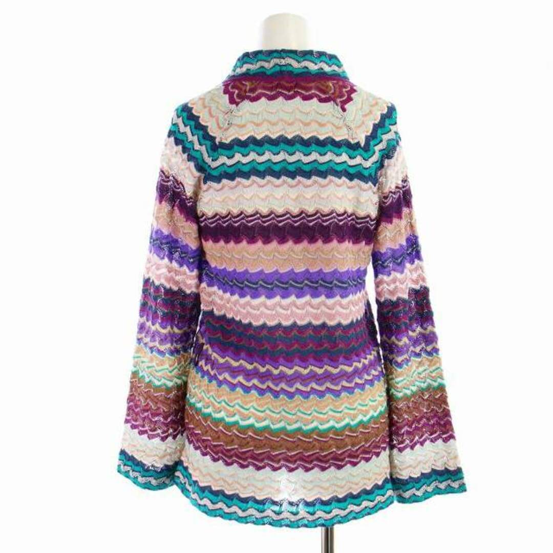 MISSONI - ミッソーニ ニット カットソー 長袖 ハイネック 総柄 38 S