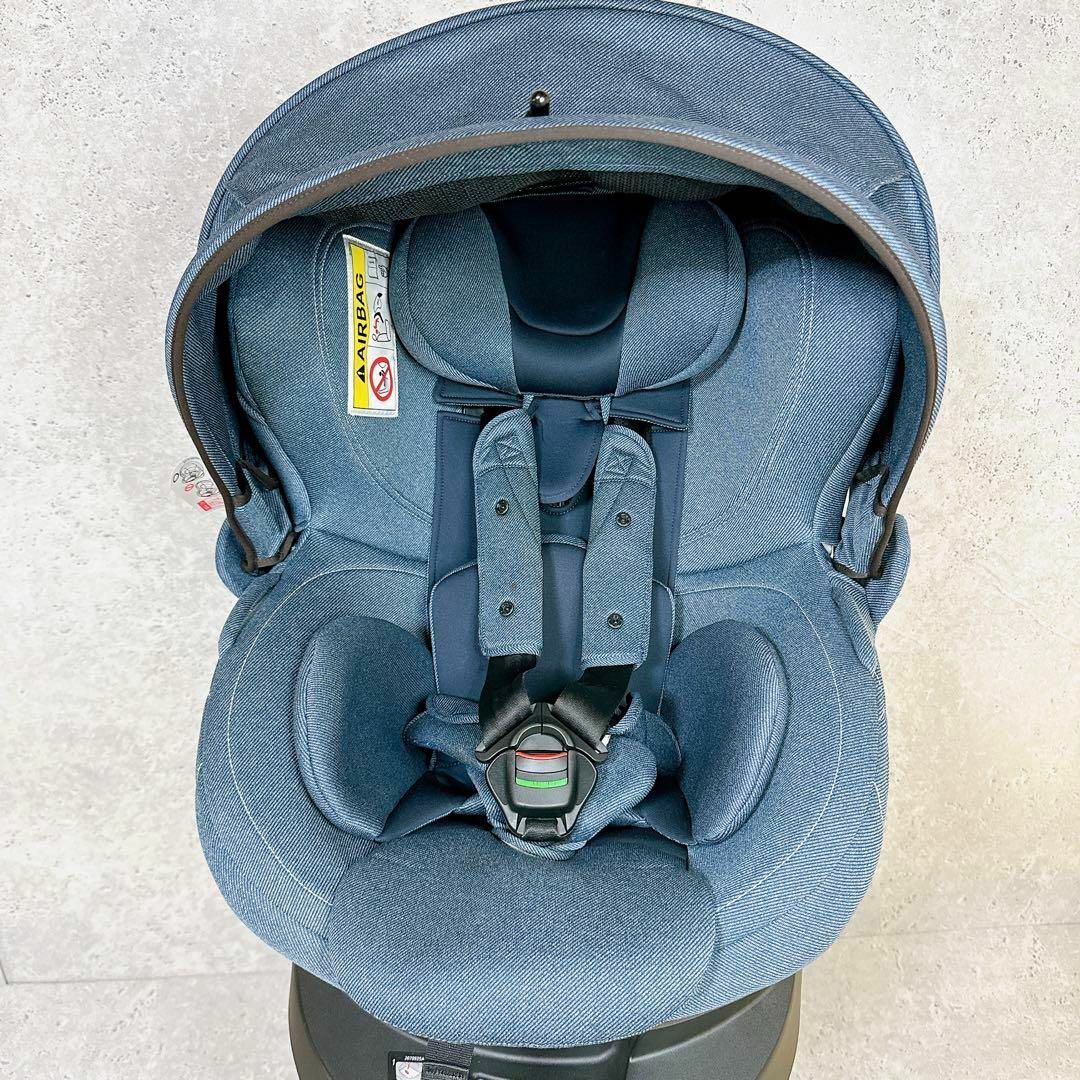 美品　エールべべ　クルット4　OUI　ISOFIX　新生児～　BF893 1