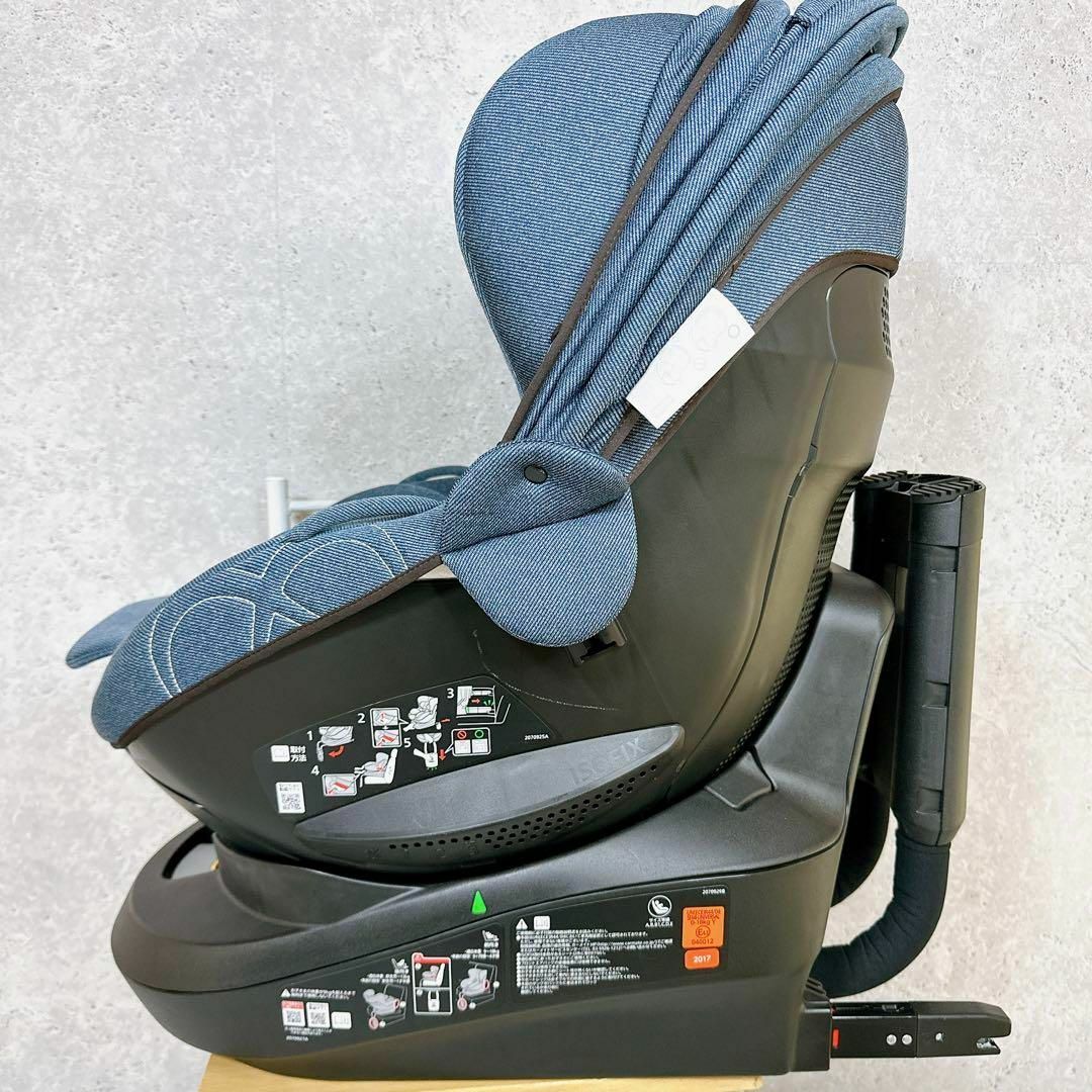 美品　エールべべ　クルット4　OUI　ISOFIX　新生児～　BF893 キッズ/ベビー/マタニティの外出/移動用品(自動車用チャイルドシート本体)の商品写真