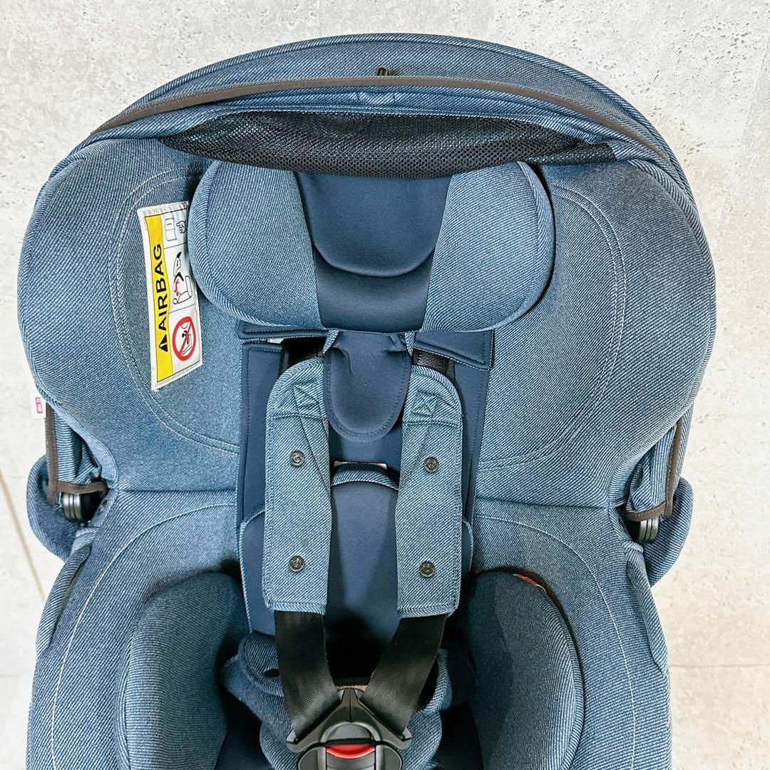 美品　エールべべ　クルット4　OUI　ISOFIX　新生児～　BF893 キッズ/ベビー/マタニティの外出/移動用品(自動車用チャイルドシート本体)の商品写真